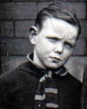 Victor as a 5 year old school boy at cromwell road swinton 1930